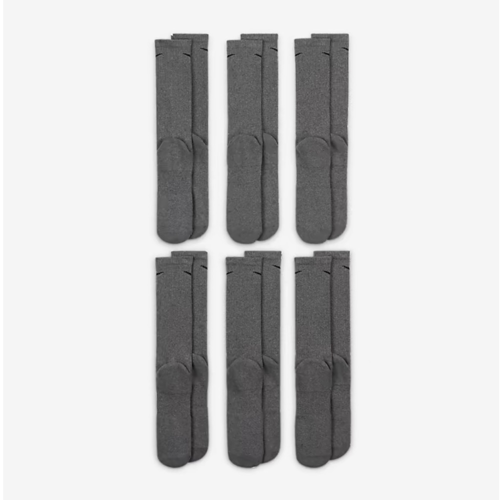 Nike Training Crew Socks (6 Pairs) Nike Everyday Cushioned - Picture 3 of 6